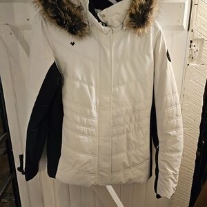 Obermeyer Women's Snow Jacket with Faux Fur Trim